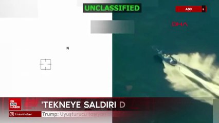 Trump: Uyuşturucu taşıyan bir tekneye saldırı düzenledik