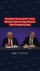 President Trump and U.K. Prime Minister SIGNED A HISTORIC Technology Prosperity Deal