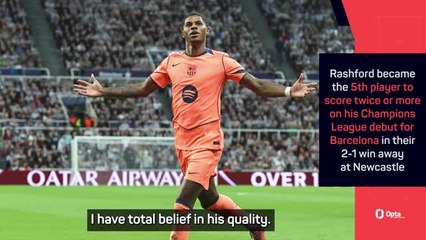 Flick backs Rashford to push on after Newcastle heroics