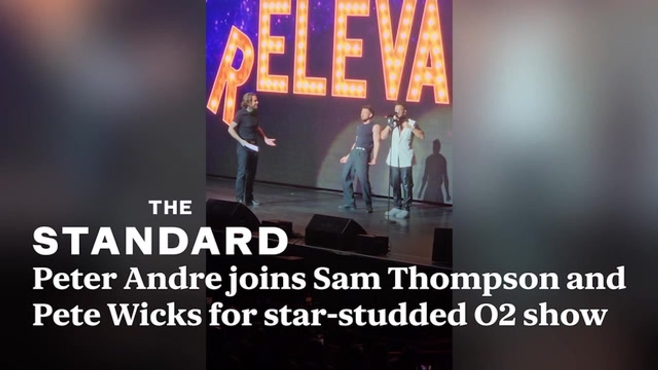 Peter Andre joins Sam Thompson and Pete Wicks for star-studded sold-out O2 show