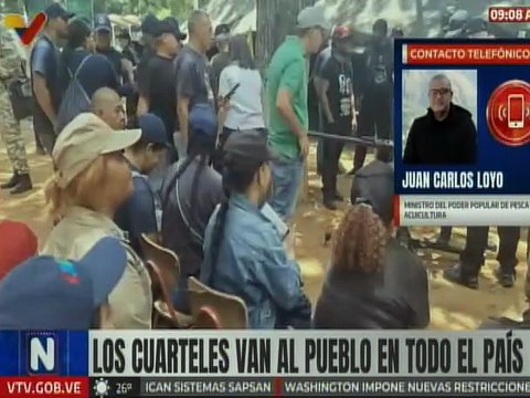 Min. Juan Carlos Loyo: Pescadores y acuicultores se suman a la defensa de Venezuela
