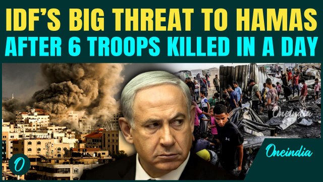 IDF THREATENS 'Unprecedented Force' in Gaza After 6 Troops Killed; 480,000 Palestinians Flee in Fear