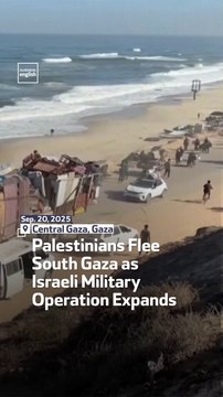 Palestinians Flee South Gaza As Israeli Military Operation Expands
