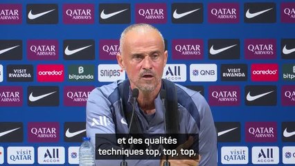 PSG - Luis Enrique : "Nuno Mendes est l’un des joueurs les plus complets que j'ai pu entraîner"