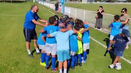 Les U11 II fêtent leur victoire à Munchhouse Bantzenheim !