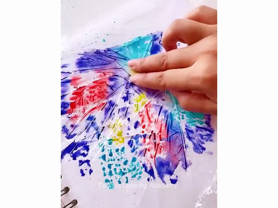 10 Amazing Scenery painting ideas __ Best ART HACKS and PAINTING TECHNIQUES For Beginners