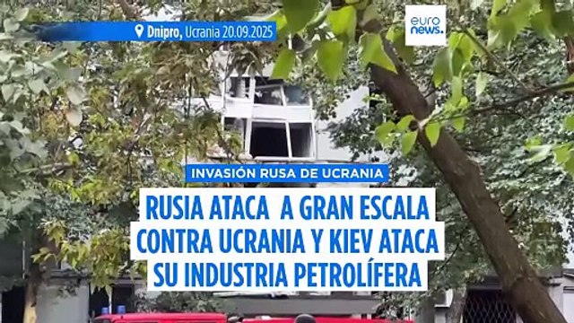 Moscú lanza un ataque a gran escala contra Ucrania mientras Kiev sigue atacando las refinerías de petróleo rusas