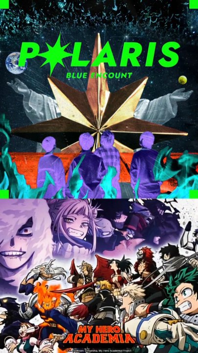 "Polaris" (ポラリス) is the 11th single by BLUE ENCOUNT. It was released on November 20, 2019, and peaked at no.26 on the Oricon single chart. The lead track Polaris was used as the sixth opening theme for the anime My Hero Academia.