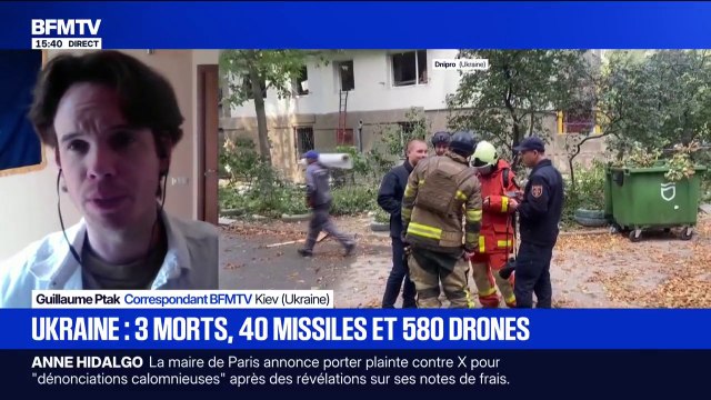 Ukraine: au moins trois morts après une attaque massive de la Russie