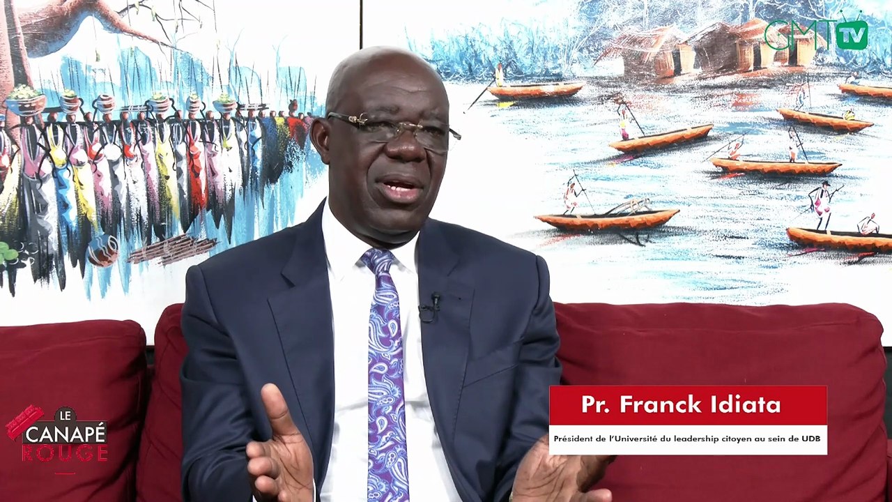 [#LeCanapéRouge] #Teaser Retrouvez le Pr. Franck Idiata, Président de l’Université du leadership citoyen au sein de UDB ce Lundi 22 septembre 2025 à 21h00, face caméra sur GMTtv
