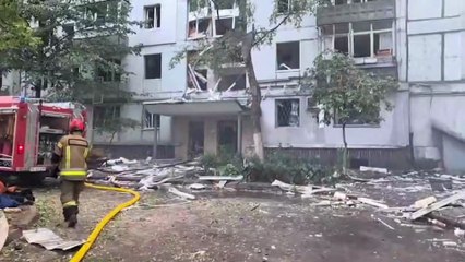 Ucrania sufrió un ataque masivo ruso con misiles y drones