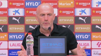 Rueda de prensa Julián Calero tras el Girona 0-4 Levante