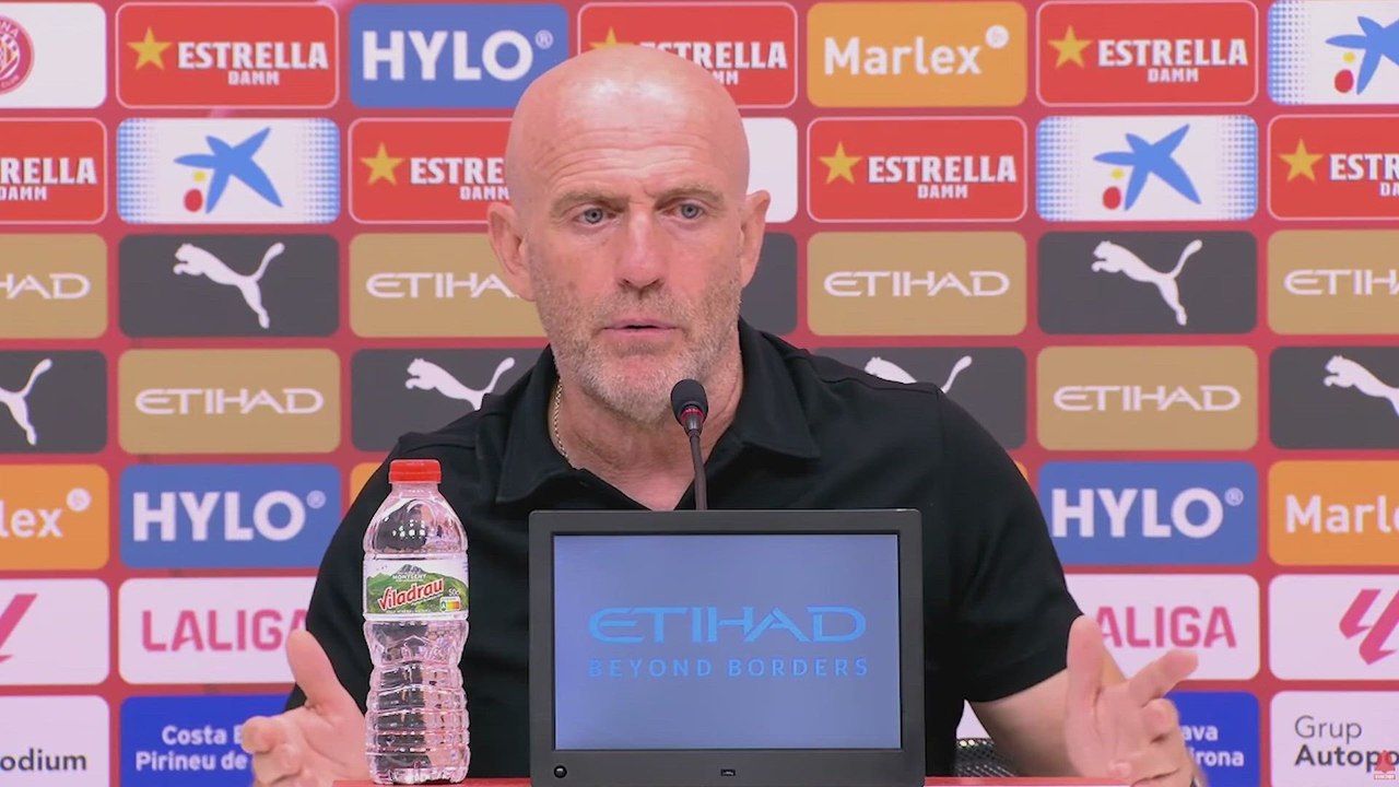 Rueda de prensa Julián Calero tras el Girona 0-4 Levante