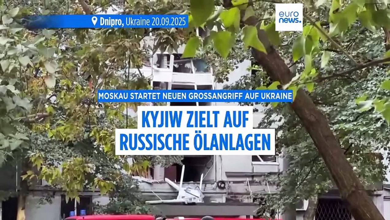 'Der Feind zielte auf unsere Infrastruktur' - Moskau startet Großangriff auf Ukraine