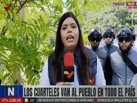 Caracas | CNE y Cantv se unen a la jornada de adiestramiento militar Los Cuarteles van al Pueblo