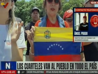 Min. Ángel Prado: El pueblo está conociendo el arte y lo profundo de la FANB