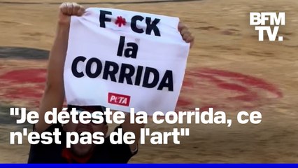 Jeremstar a été placé en garde à vue après avoir fait irruption dans une corrida avec une pancarte anti-tauromachie
