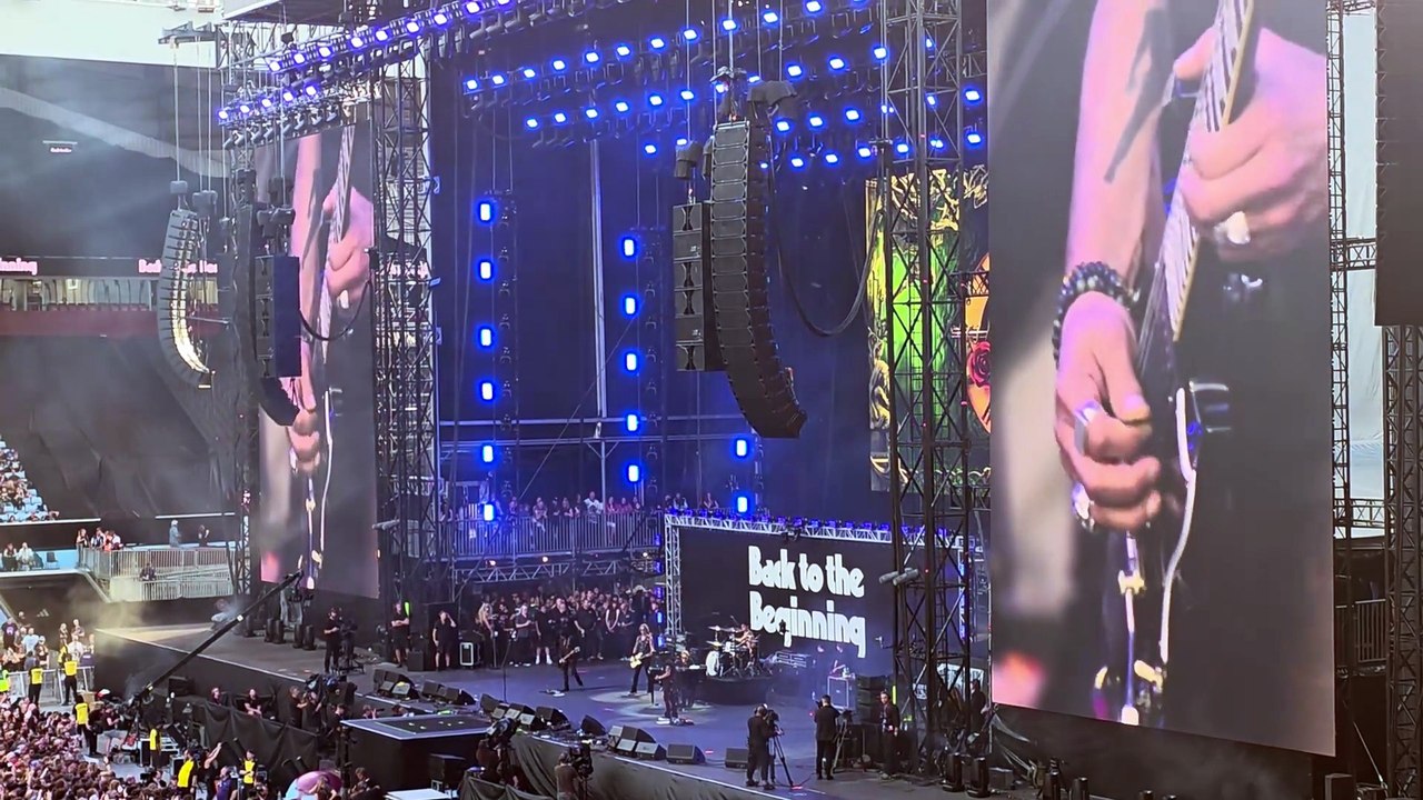 Guns N' Roses - It's All Right & Never Say Die (Black Sabbath cover) - Back to the Beginning 05.07.2025 Birmingham