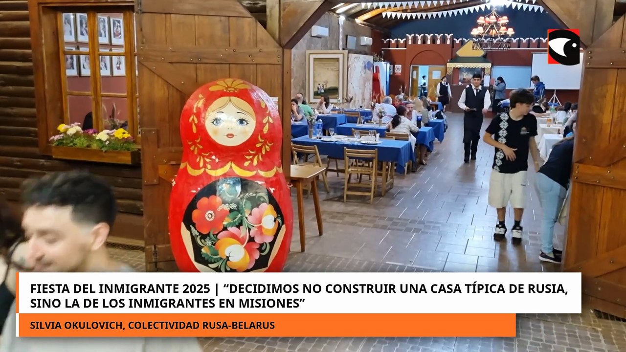 Decidimos no construir una casa tipica de Rusia, sino la de los inmigrantes en Misiones
