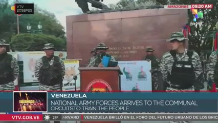 Venezuela | National Army Forces arrives to the communal circuits to train the people
