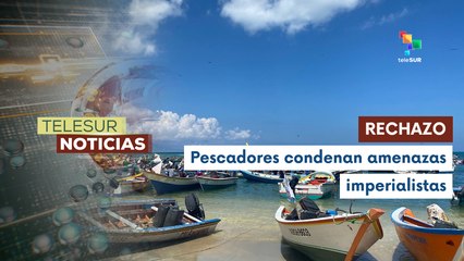 Pescadores venezolanos se movilizan en respaldo de la patria