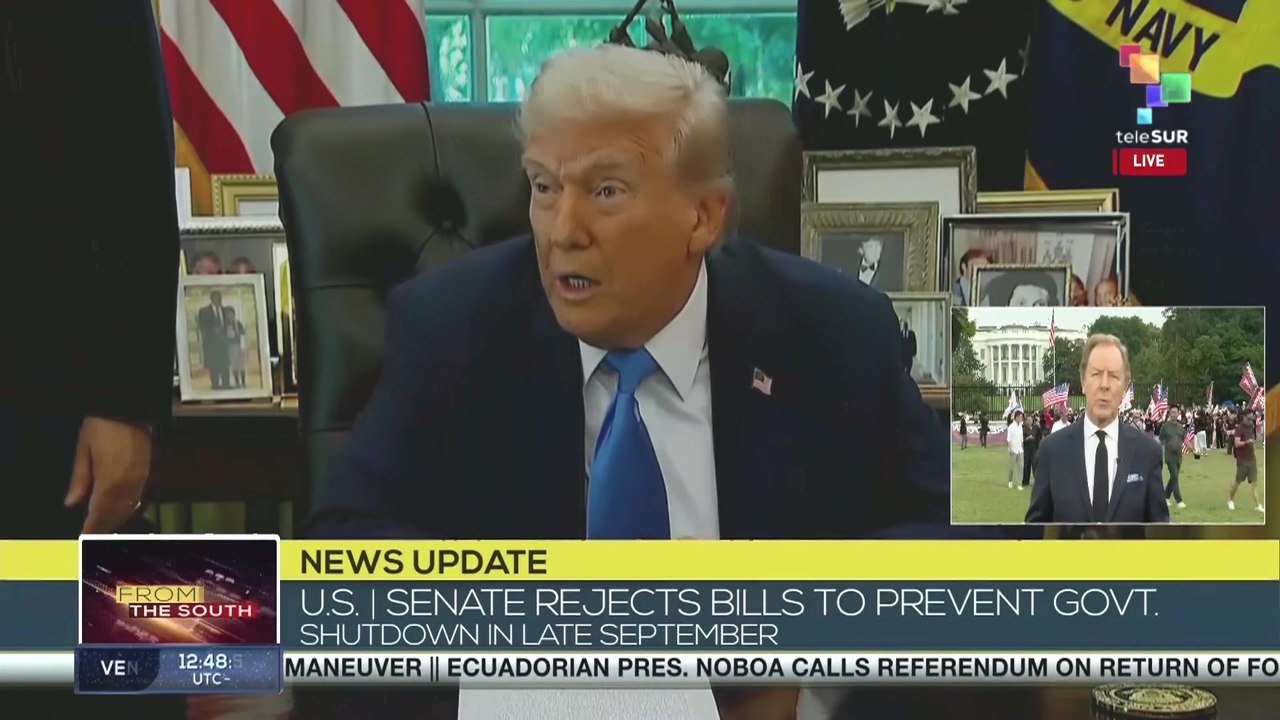 U.S. | Senate rejects bills to prevent Govt. shutdown late September