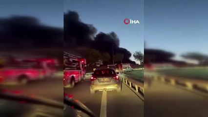 Başakşehir’de Depo Ardiyeciler Sanayi Sitesi’nde yangın