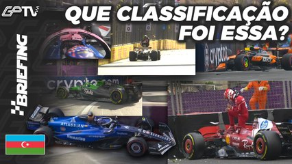 🔴 CAOS! VERSTAPPEN POLE, NORRIS 7º e 6 PARALISAÇÕES: GRID DE LARGADA da F1 no AZERBAIJÃO | BRIEFING