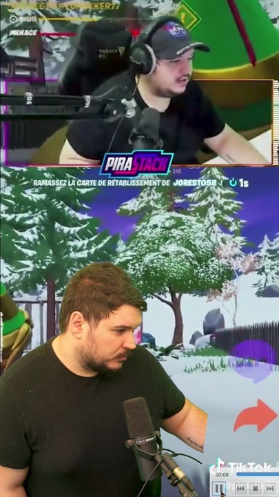 Je dois réagi à @pirastack qui fait des partie combler sur Fortnite #pirastack #fortnite #regelegorila
