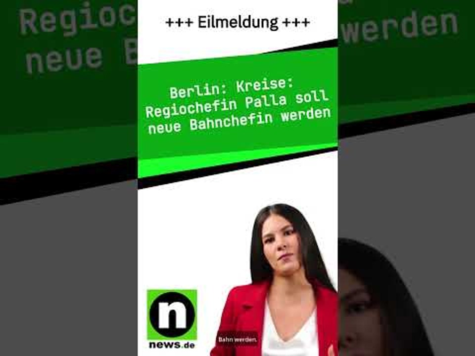 Kreise: Regiochefin Palla soll neue Bahnchefin werden