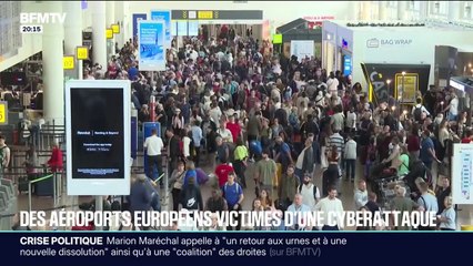 Plusieurs aéroports européens sont perturbés en raison d'une cyberattaque sur un logiciel