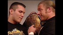 Triple H says he’ll enter as World Heavyweight Champion and leave with it! - Summerslam 2003