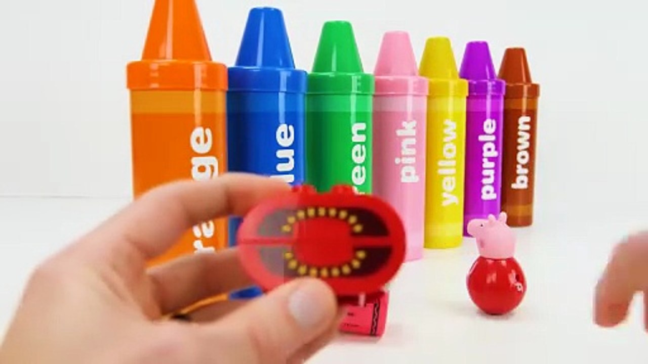Best Learning Video for Toddlers Learn Colors with Crayon Surprises