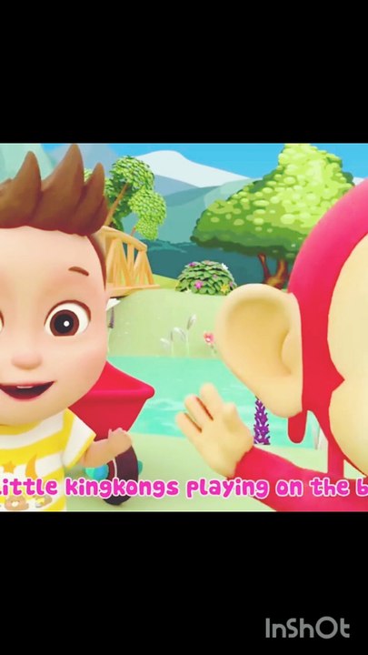 Four Little Kingkongs Jumping Around P.G and Nursery Children rhyme