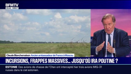 Avions russes en Estonie: pour Claude Blanchemaison, ancien ambassadeur de France à Moscou, "Poutine veut tester l'OTAN"