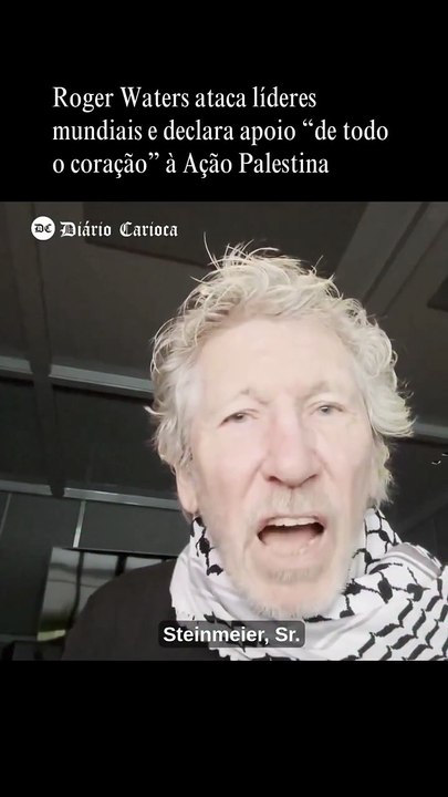 Roger Waters ataca líderes mundiais e declara apoio “de todo o coração” à Ação Palestina