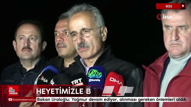 Bakan Uraloğlu: Yağmur devam ediyor, alınması gereken önlemleri aldık