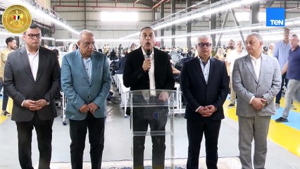 تصريحات صحفية لرئيس الوزراء عقب افتتاح مشروعات جديدة بـ  القنطرة غرب الصناعية