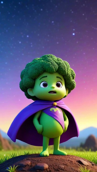 Broccoli Becomes A Space Hero 🥦🚀🦸😂