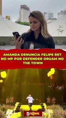 VÍDEO: Vereadora aciona MP contra Filipe Ret após ele defender liberdade de Oruam no The Town