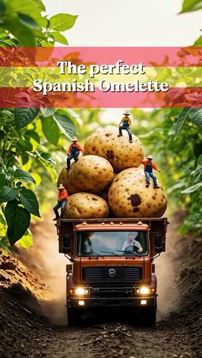 Miniature Spanish Omelet Cooking 🥚🔥 | Tiny Kitchen Recipe You’ll Love