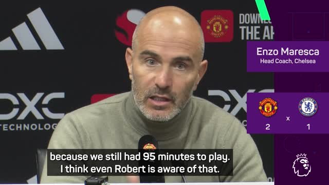 Sanchez should have let United score - Maresca on red card incident