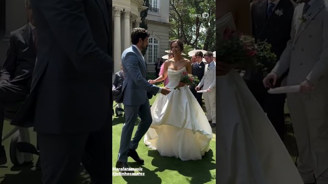 Faustão faz primeira aparição, após alta hospitalar, no casamento da filha #shorts