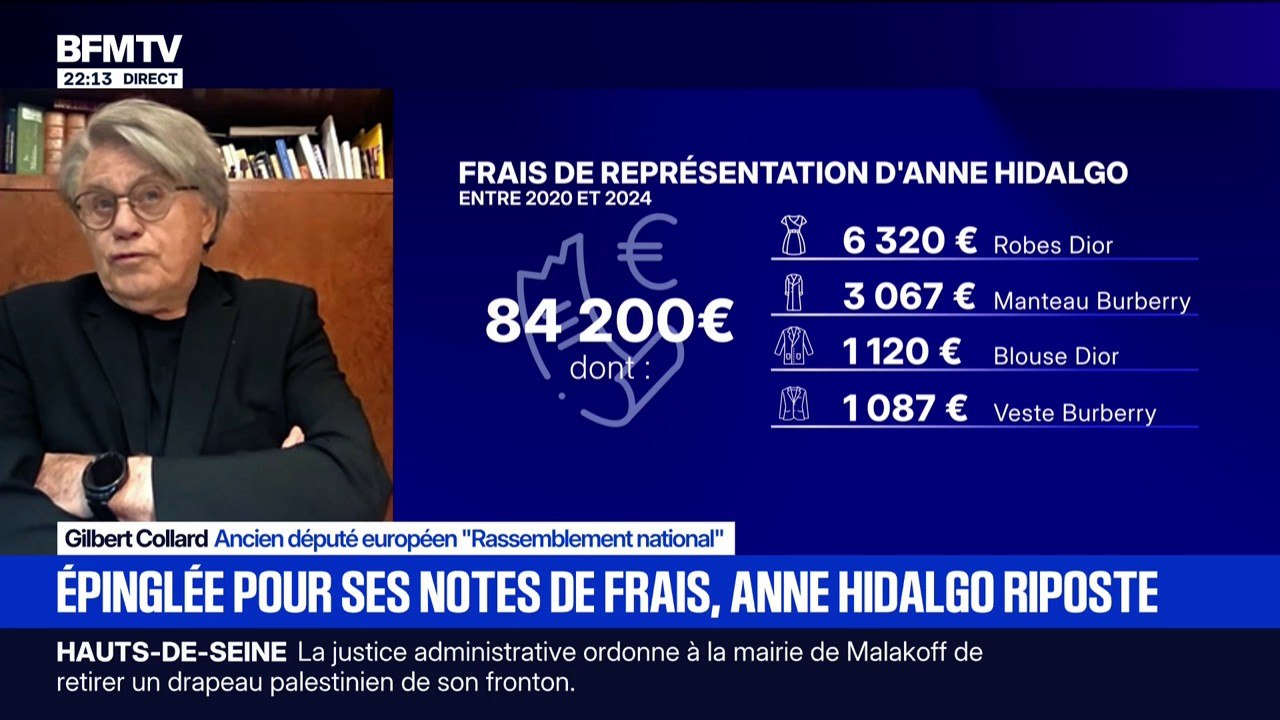 Notes de frais d'Anne Hidalgo: pour Gilbert Collard, ancien député européen RN, "il y a un effet de discordance entre le discours [de la maire de Paris] et la manière dont elle vit"