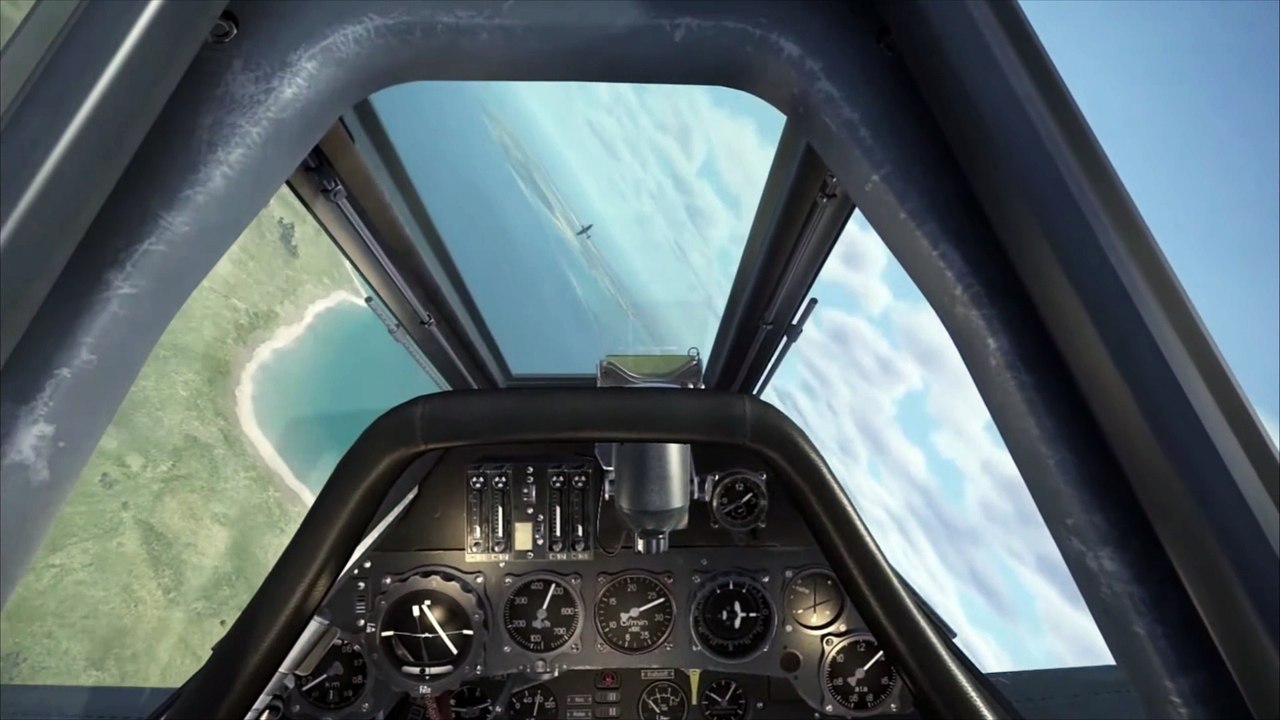 FW 190 A5 Würger Luftwaffe kill RAF Spitfire USAF P 40 P 39 Cobra - IL⭐2 Sturmovik Great Battles