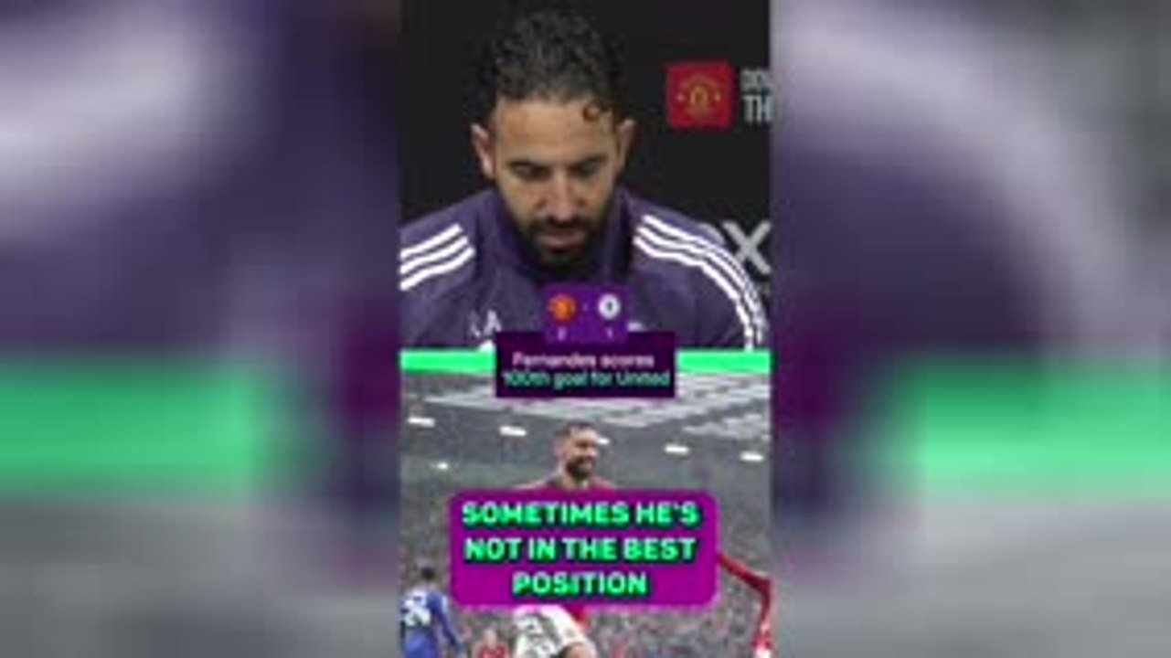 Amorim lauds Fernandes as he reaches United 100 club