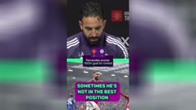 Amorim lauds Fernandes as he reaches United 100 club