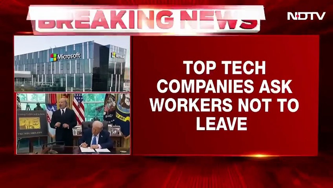 H1B Visa News  'Return To US Within 24 Hours, Don't Leave' Meta, Microsoft To H-1B Visa Holders - NDTV (720p, h264) (1)