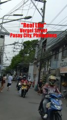Real Life on Vergel Street in Pasay City, Philippines