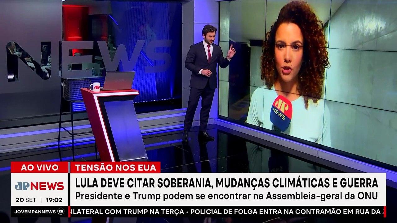 EM MEIO A EMBATE COM TRUMP, LULA EMBARCA PARA DISCURSO NA ONU/ JORNAL JOVEM PAN  - 20/09/2025
